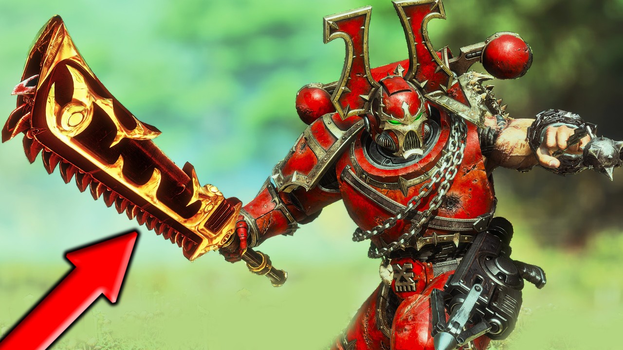 CHAIN-GLAIVE CARNAGE: Berzerker of Khorne vs Tyranid Horde! — Space Marine 2 + Mods (4K)
