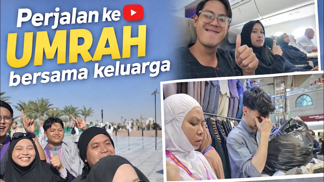PERJALANAN UMRAH BERSAMA FAMILY！ PAK ARAB KEMBAR CAKAP MELAYU ?! PART I