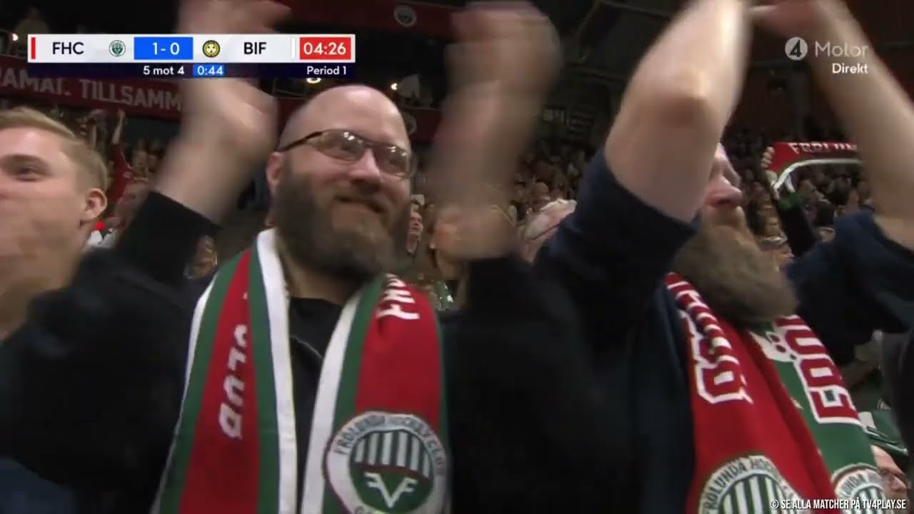 Frölunda - Brynäs (3-1) & Födelsedags sång för Stenberg