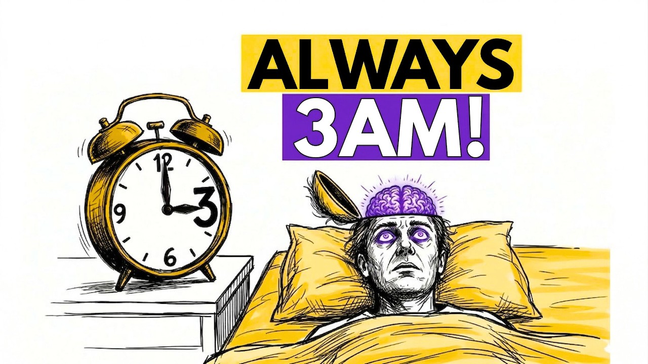 Why You Wake Up at Exactly 3:00AM Every Night (Psychology Explains)