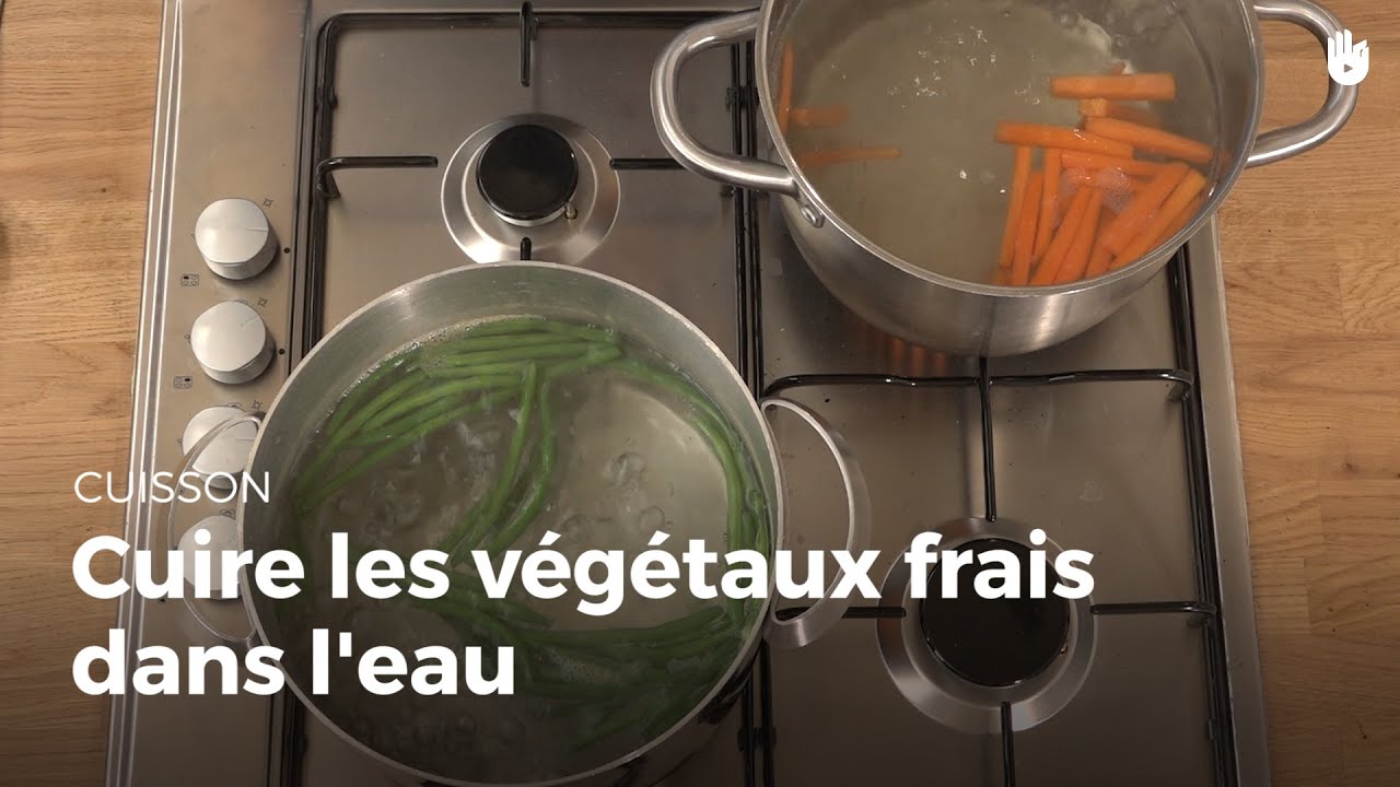Cuire les végétaux frais dans l'eau | Cuisiner des légumes