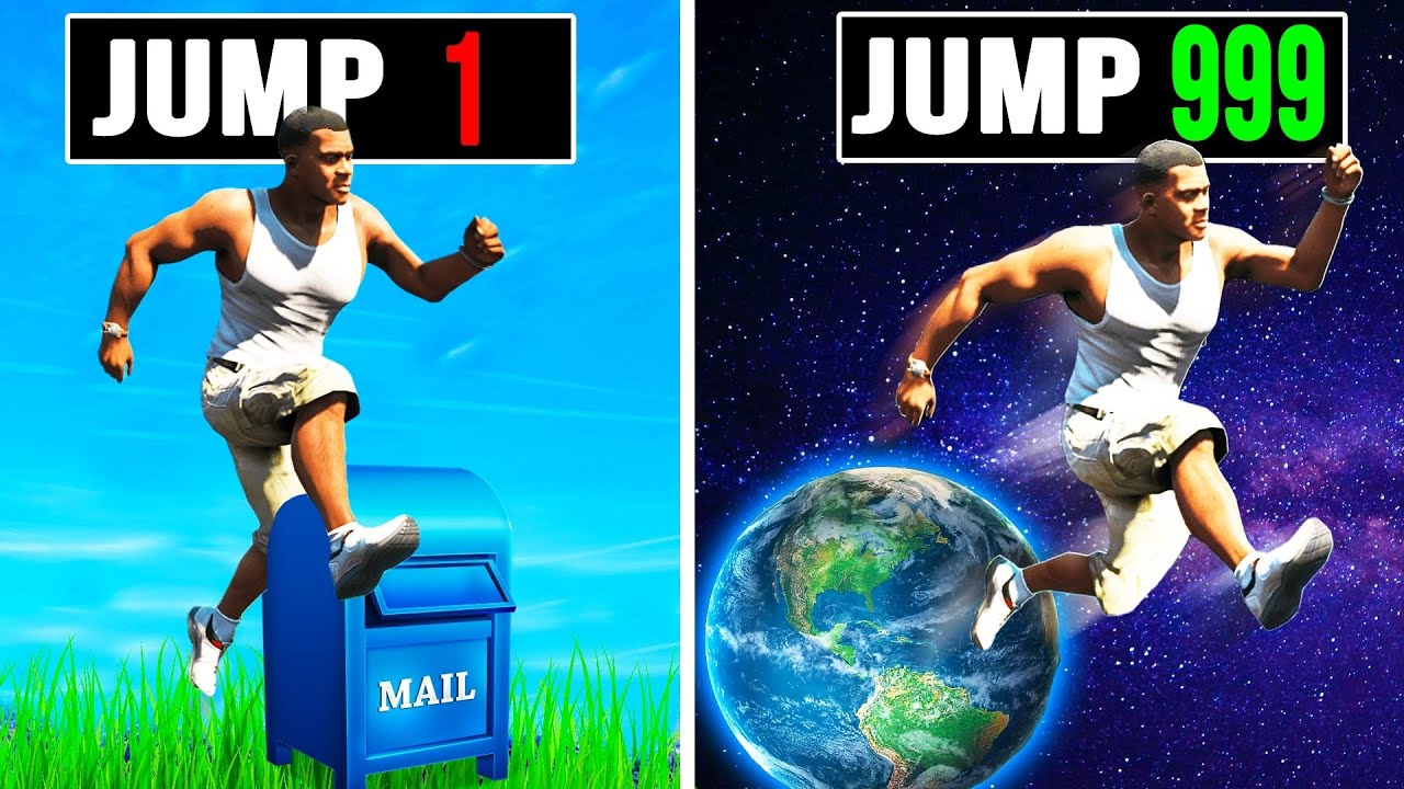 Когда каждый ПРЫЖОК УМНОЖАЕТСЯ в GTA 5