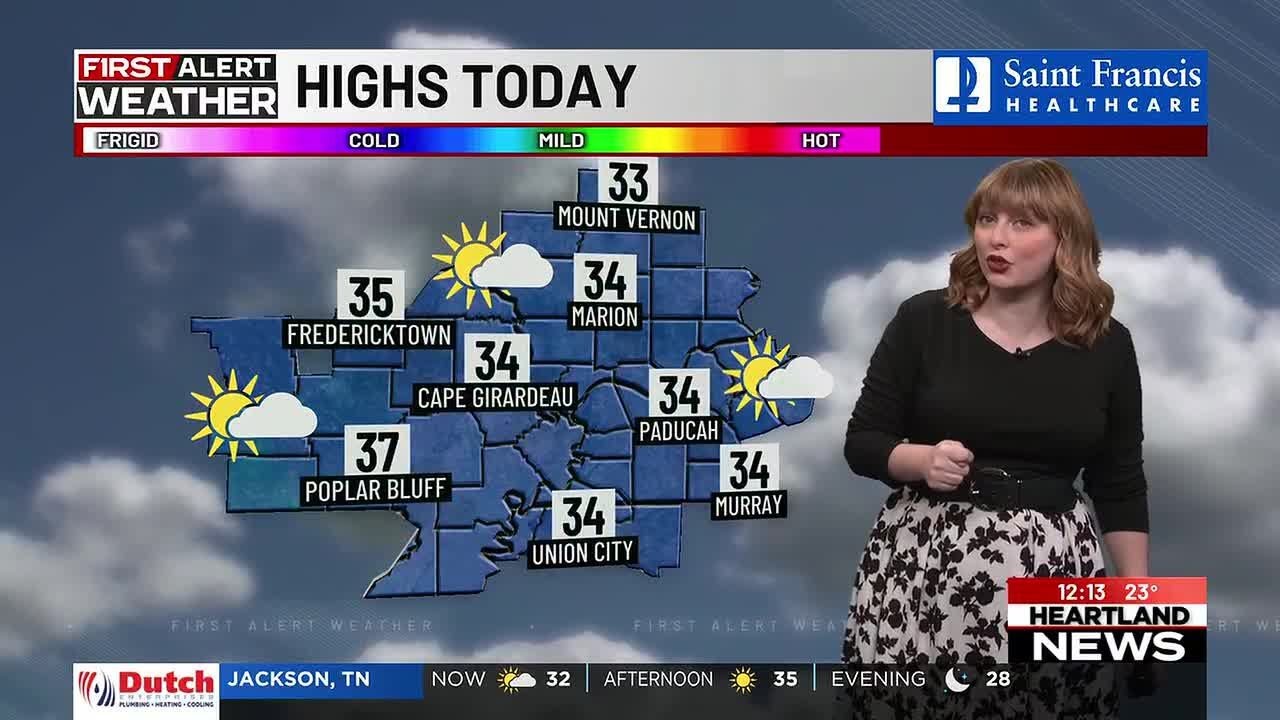 First Alert Forecast at Noon on 2/23