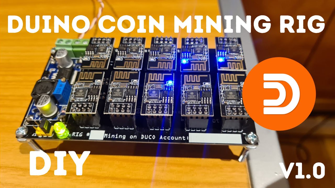DUINO COIN Mining RIG DIY