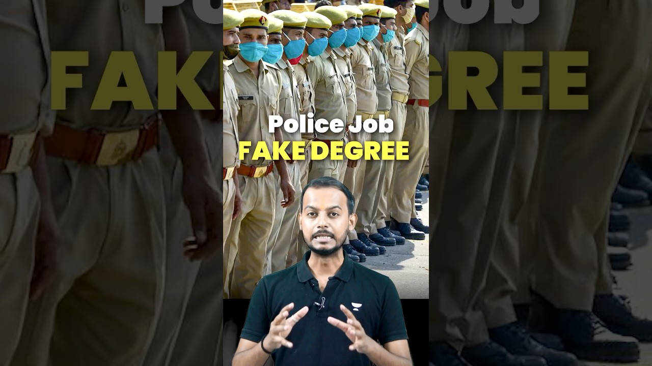 Police with Fake Degree #police #fake