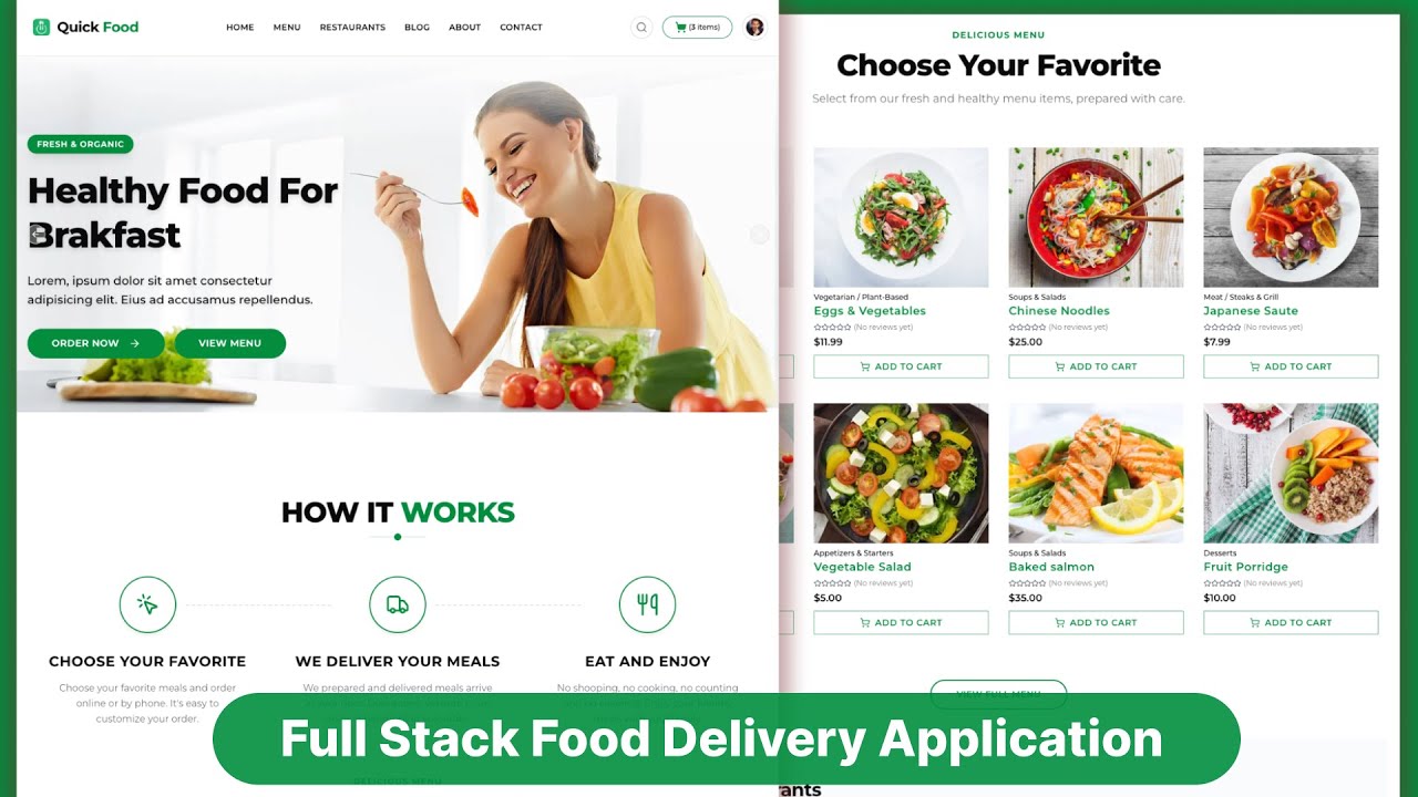 Build a Modern Food Delivery App with Next.js 16, React 19, Sanity CMS & Tailwind CSS