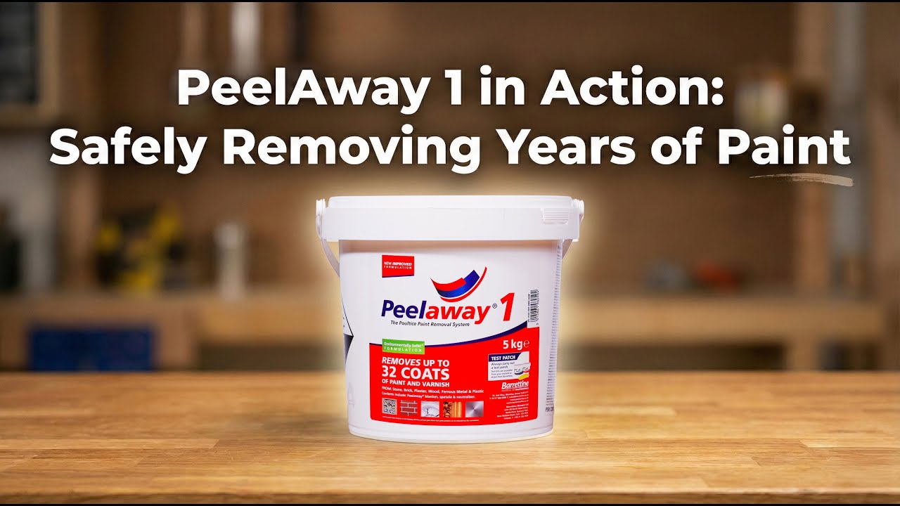 PeelAway 1 в действии: безопасное удаление многолетних слоев краски.