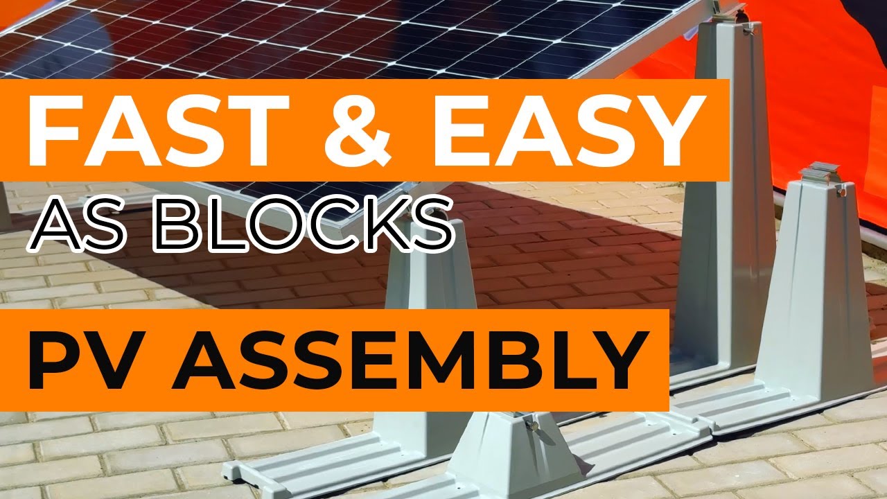 Fast & Easy PV assembly with ABC SYSTEM - as easy as blocks