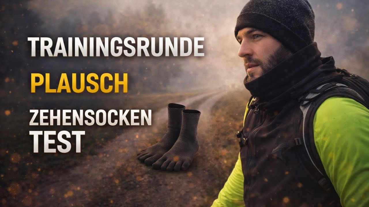 Laufen im Nebel – Trainingsrunde & Zehensocken-Test