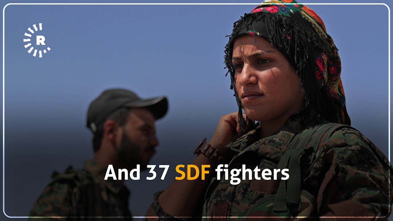 Kurdish-led SDF & American advisors attacking last ISIS enclave east of Syria
