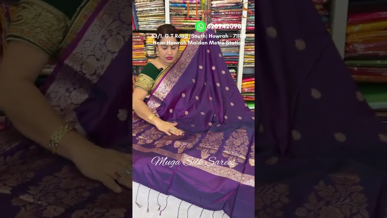 ✨ Muga Silk Sarees – Pure Luxury, Golden Glow ✨ | #saree