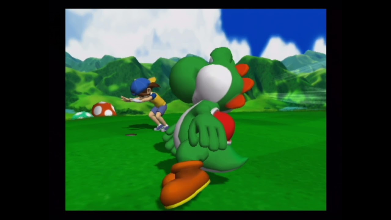 Mario Golf: Toadstool Tour 100% Walkthrough Part 17: Character Match Vs. Yoshi