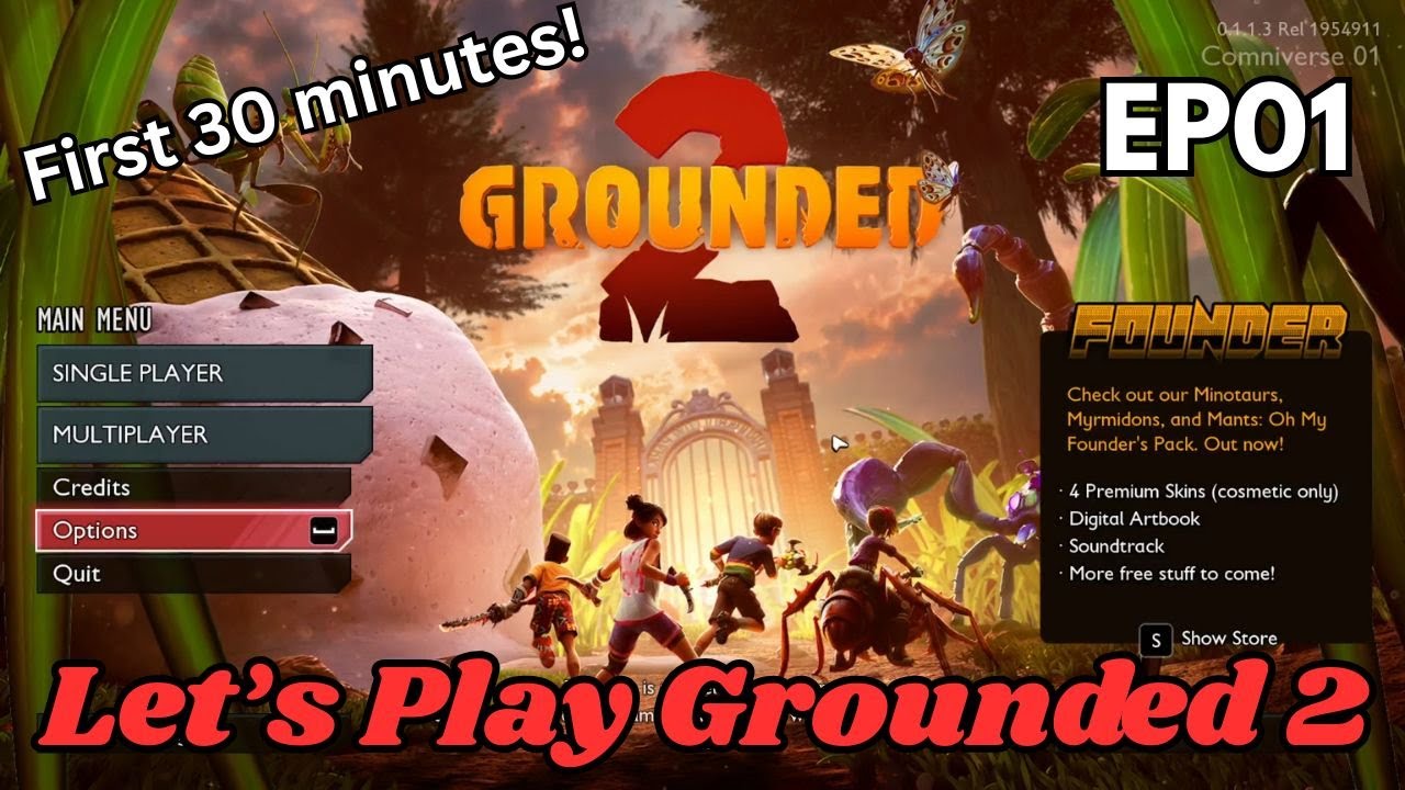 First 30 minutes of Grounded 2! | Raptor X | Let's Play Grounded 2 EP01