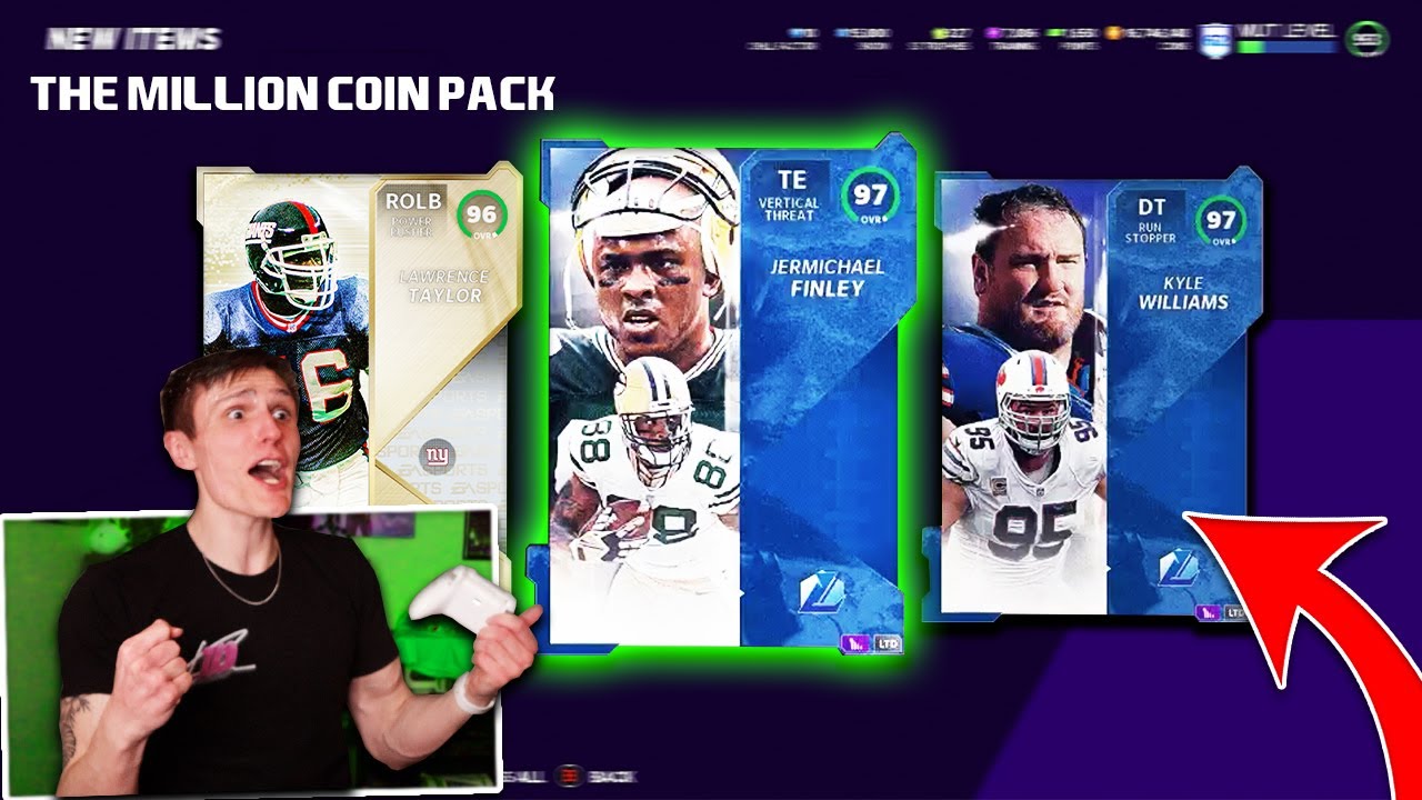 The 1 MILLION COIN Pack Opening *INSANE PULLS*... - Madden 21 Ultimate Team