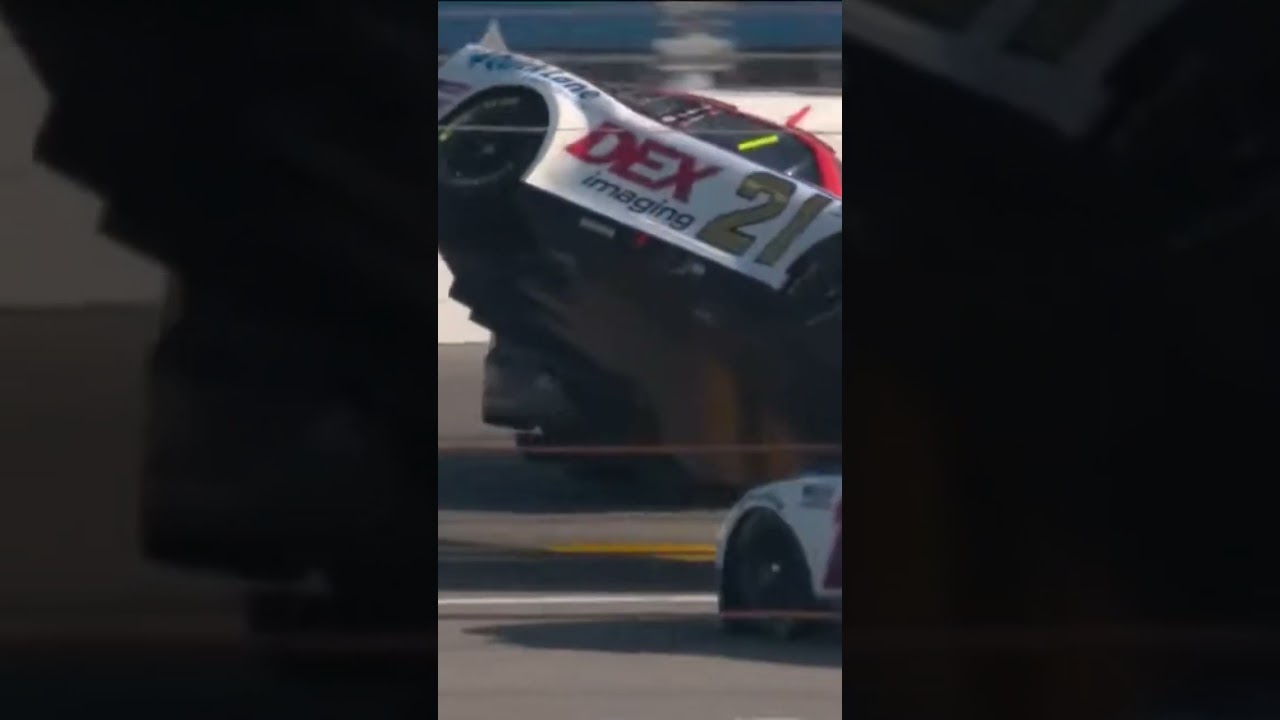Harrison Burton is the first to flip current gen 7 car Daytona 500 in a couple of weeks