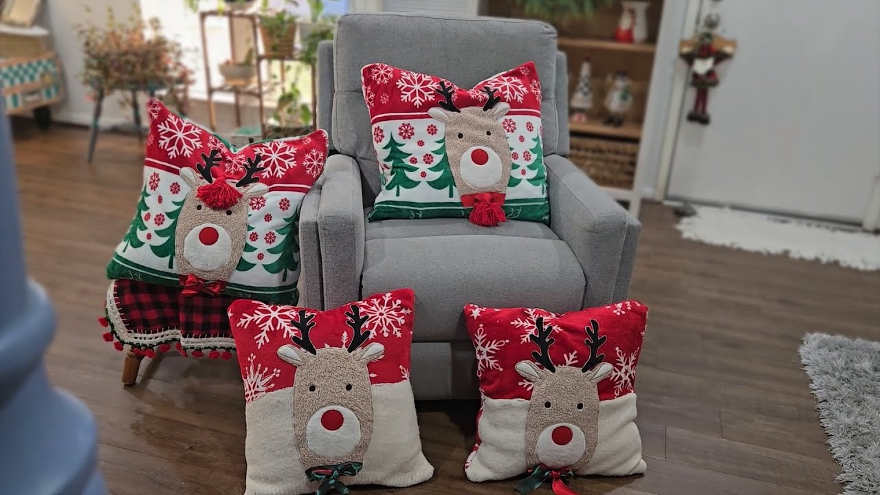 ¡DIY Cojines de Navidad Fáciles de Hacer!