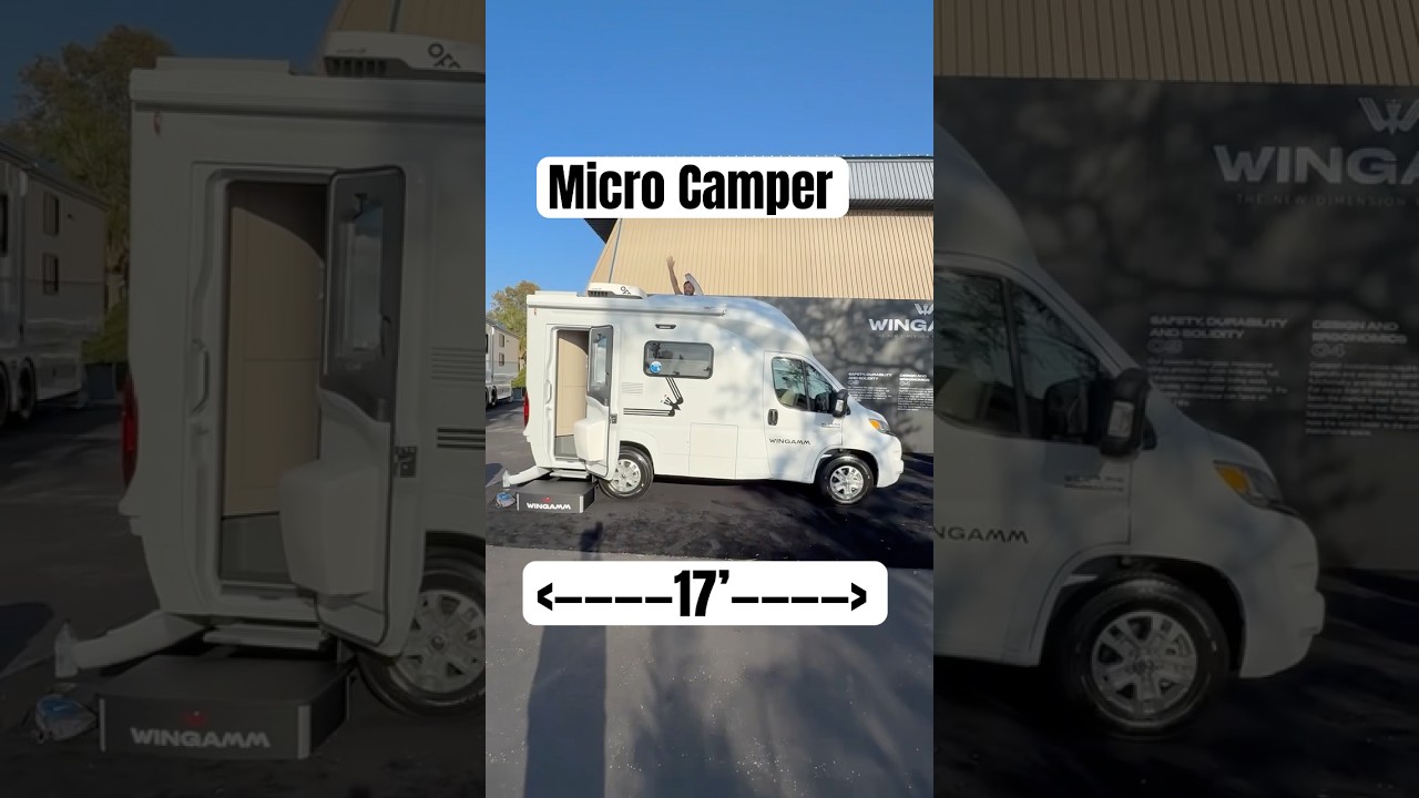 This Micro Camper Will Blow Your Mind! Inside Larger Then What you Would Expect! Wingamm Oasi 540.1