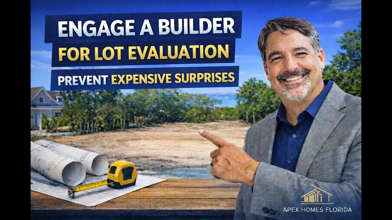 Thinking About Buying Land? Talk to a Builder First | Apex Homes Florida