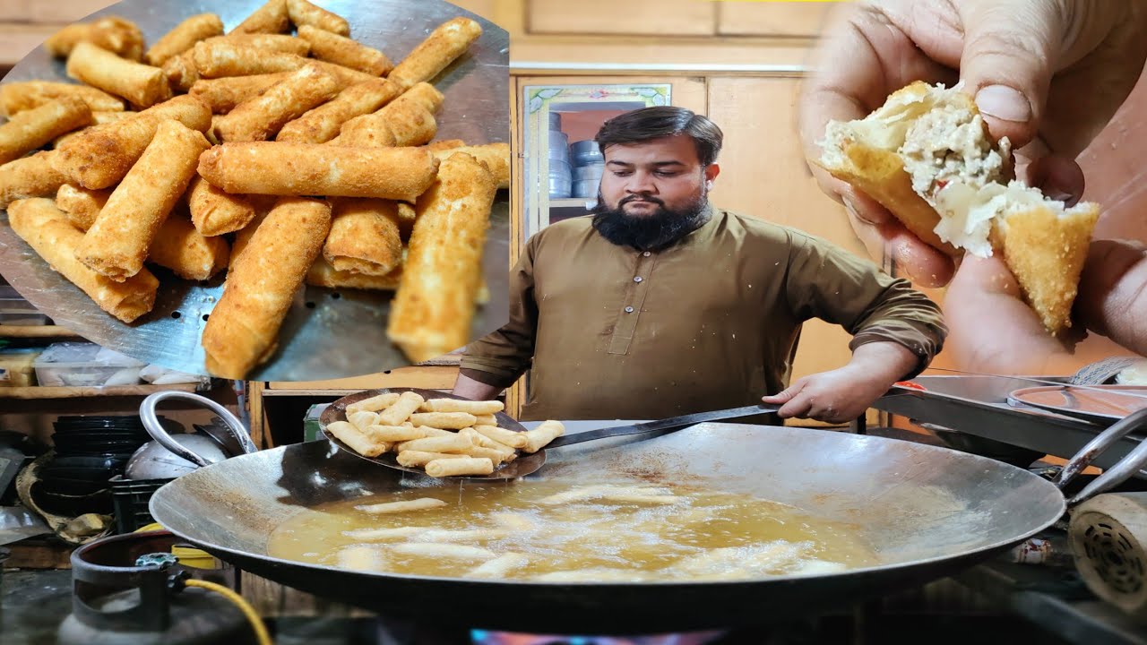 Crispy chicken creamy mayo roll | commercial style snakes recipe | by Farooq ghouri