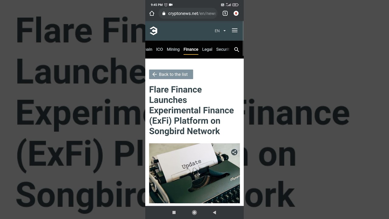 Flare Finance Launches Experimental Finance Platform on Songbird Network #shorts #FlareFinance