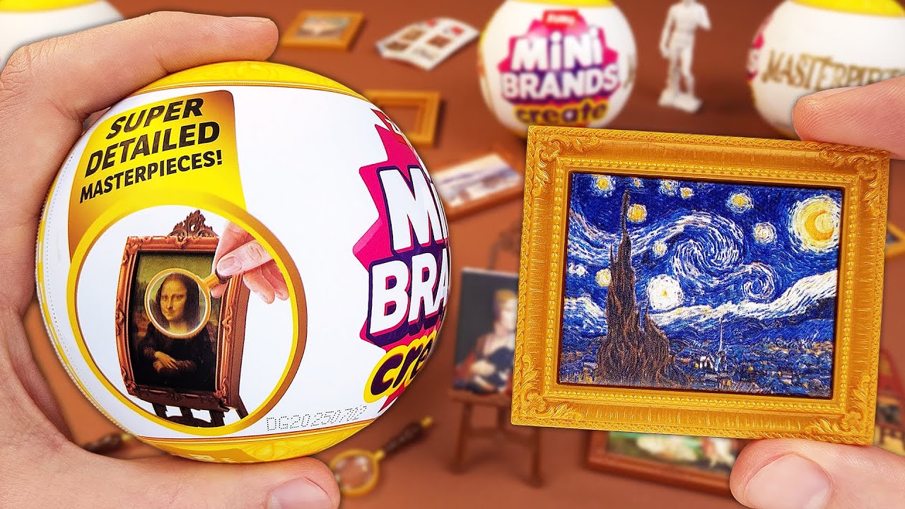 Открытие серии Mini Brands Create Masterpieces