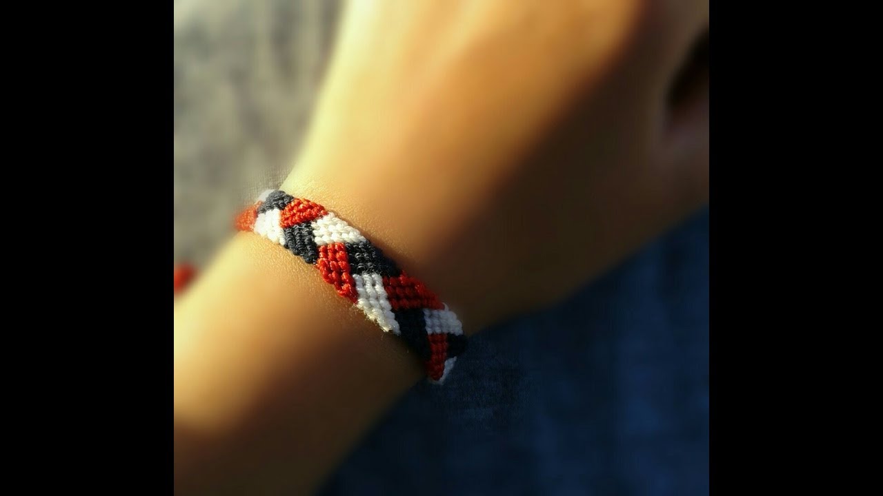 حظاظه الضفيره بطريقه سهله جدا(اساور الصداقه)Diy bracelets
