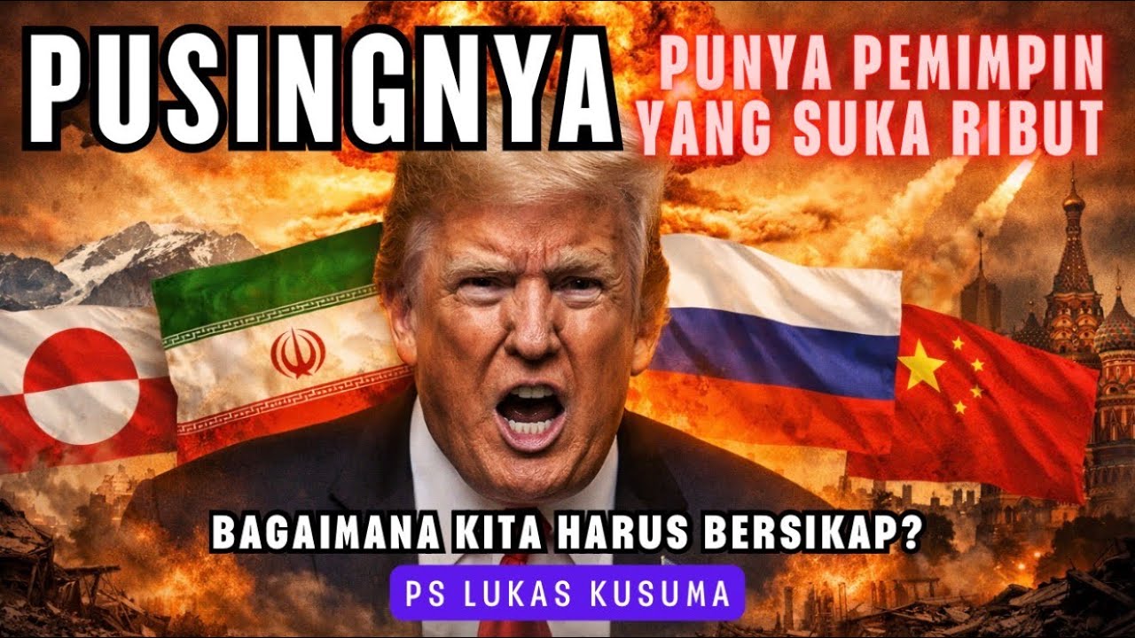 PUSINGNYA PUNYA PEMIMPIN YANG SUKA RIBUT || Ps Lukas Kusuma || #america #viralvideo