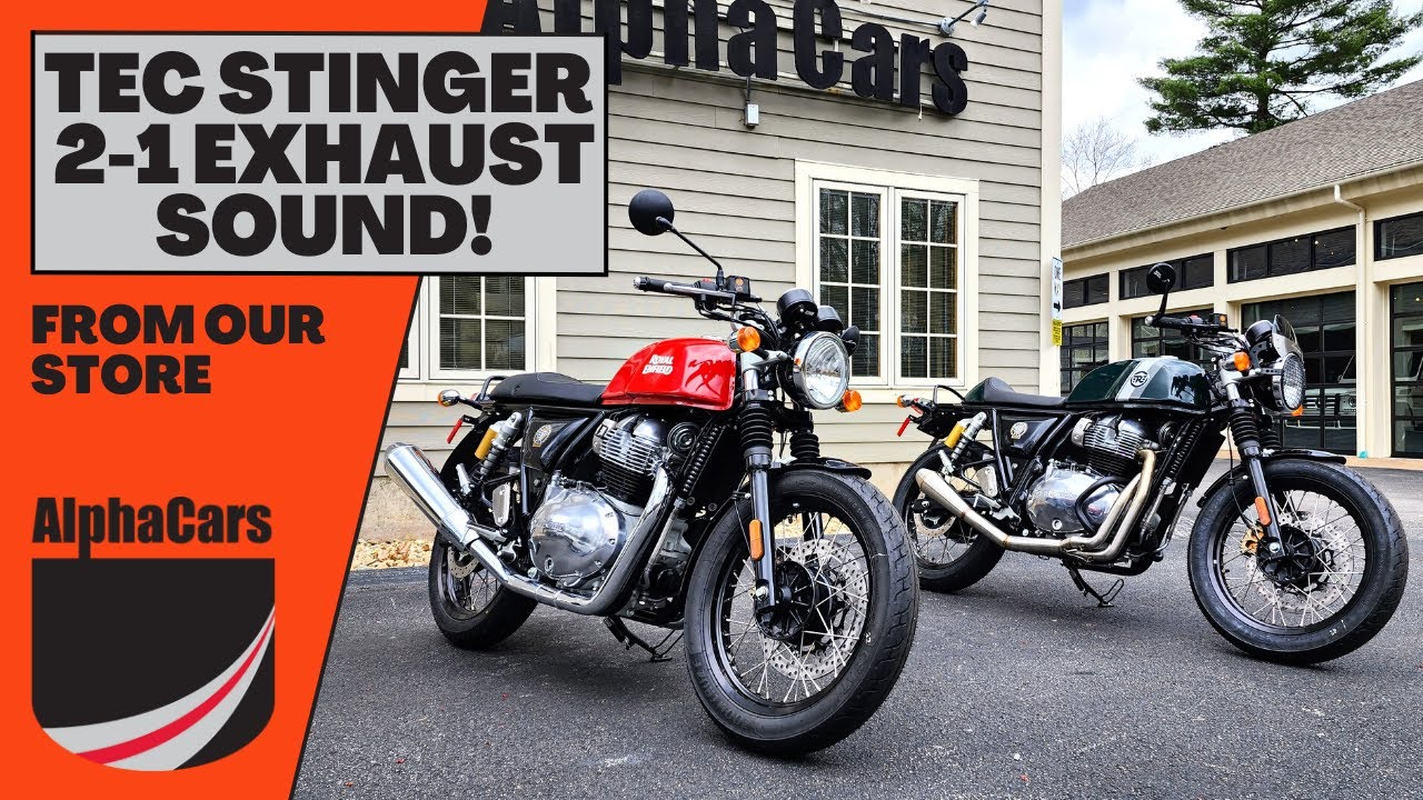 Hear the Difference! TEC 2-1 Stinger Exhaust on a Royal Enfield Continental GT 650!