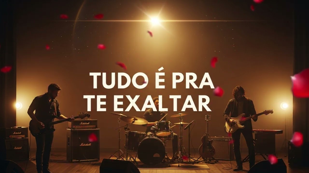 ESSA MÚSICA VAI TE CURAR ✨ Tudo É Pra Te Exaltar - LeoIaGospel ✨DignoDeLouvorIA