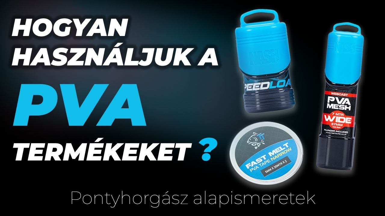 MIKOR HORGÁSSZUNK PVA TERMÉKEKKEL  ÉS HOGYAN ⁉️ - Pontyhorgász Alapismeretek