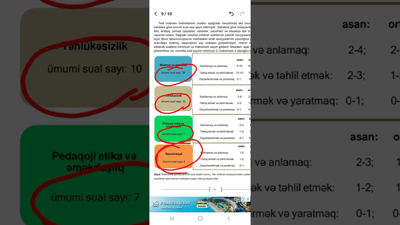 Diaqnostika Sualları ✅ Əlizadə Aynurə 051-357-58-71#miq #sertifikasiya #bağça