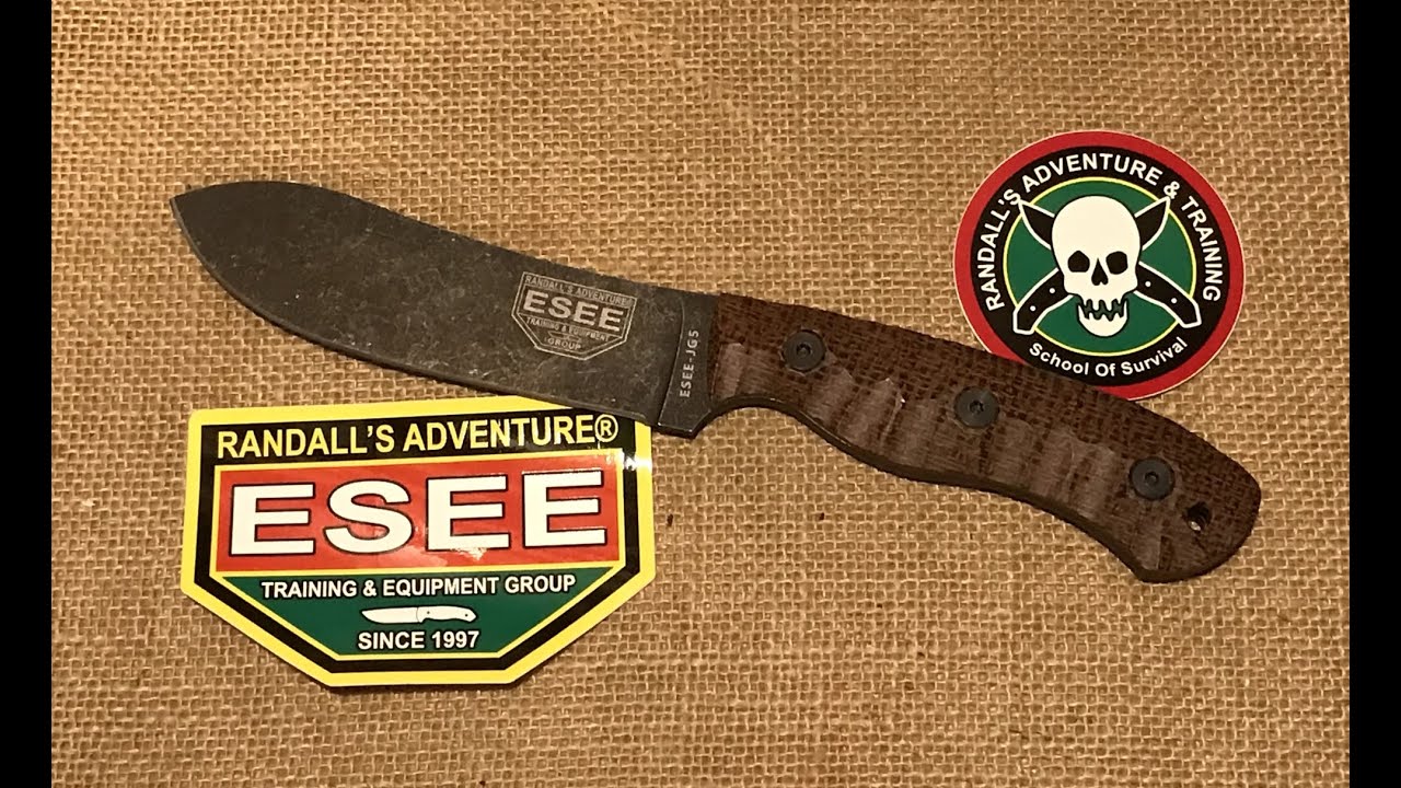 ESEE's Nessmuk JG 5 designed by John Gibson