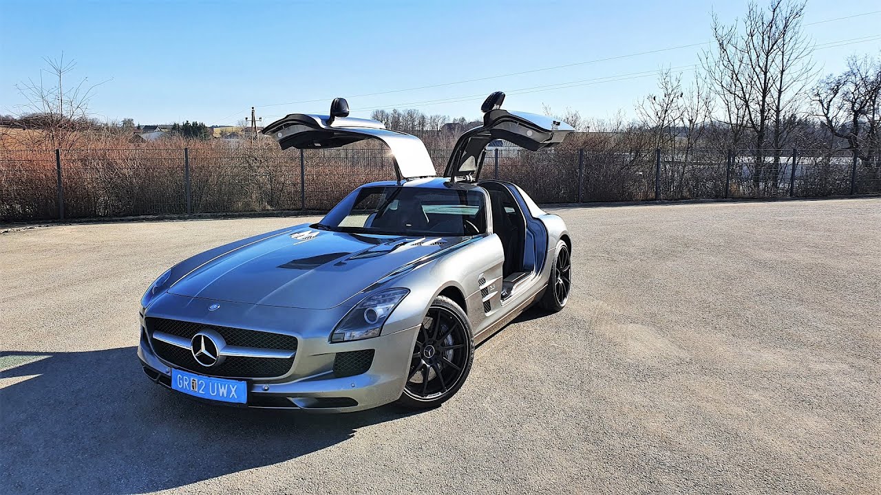 Ich fahre den Mercedes SLS AMG | POV Test & Sound | Zu Besuch bei Automobile Pühringer