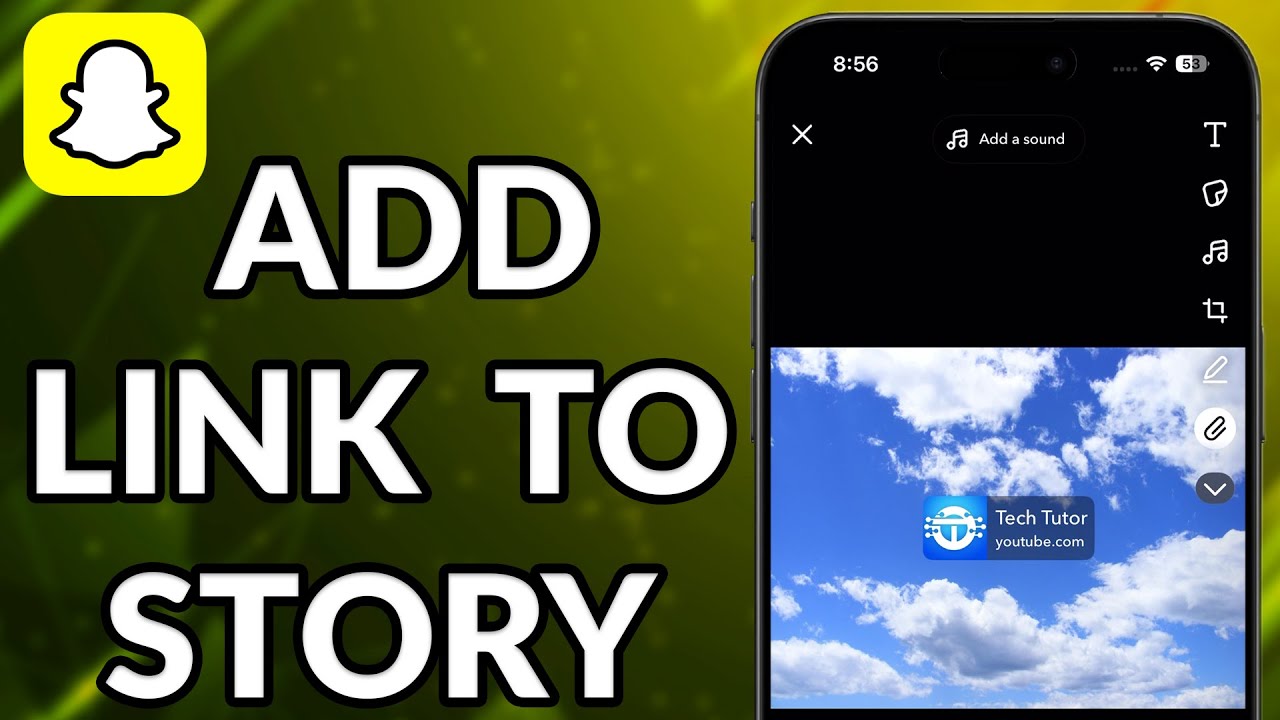 How To Add Link To Snapchat Story