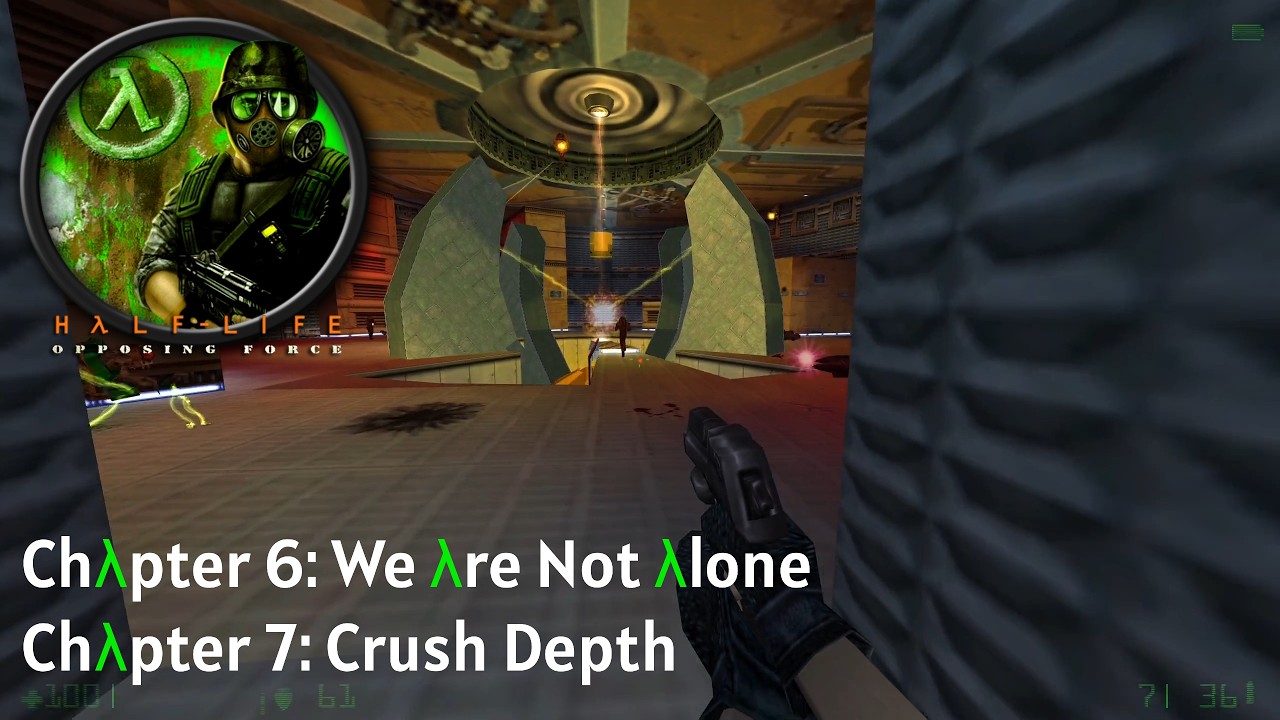 Half-Life: Opposing Force | Chapter 6-7 | We Are Not Alone | Crush Depth | Improvements Mod