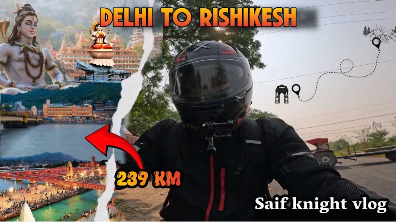 Delhi to Rishikesh by Bike | Hunter 350 | OCT 2024 | Road Trip to Rishikesh | Group Ride #motovlog