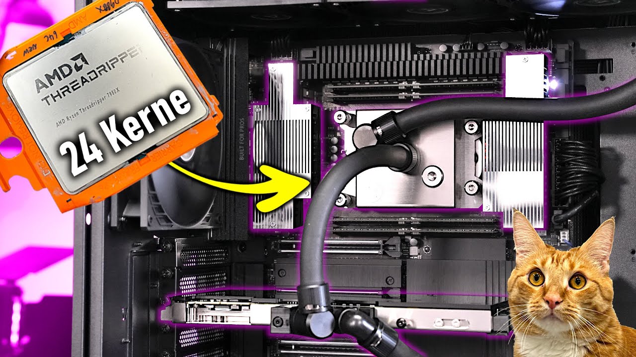 Kranke Performance!! 10.000€ Threadripper-Workstation für Misha Charoudin @mgcharoudin
