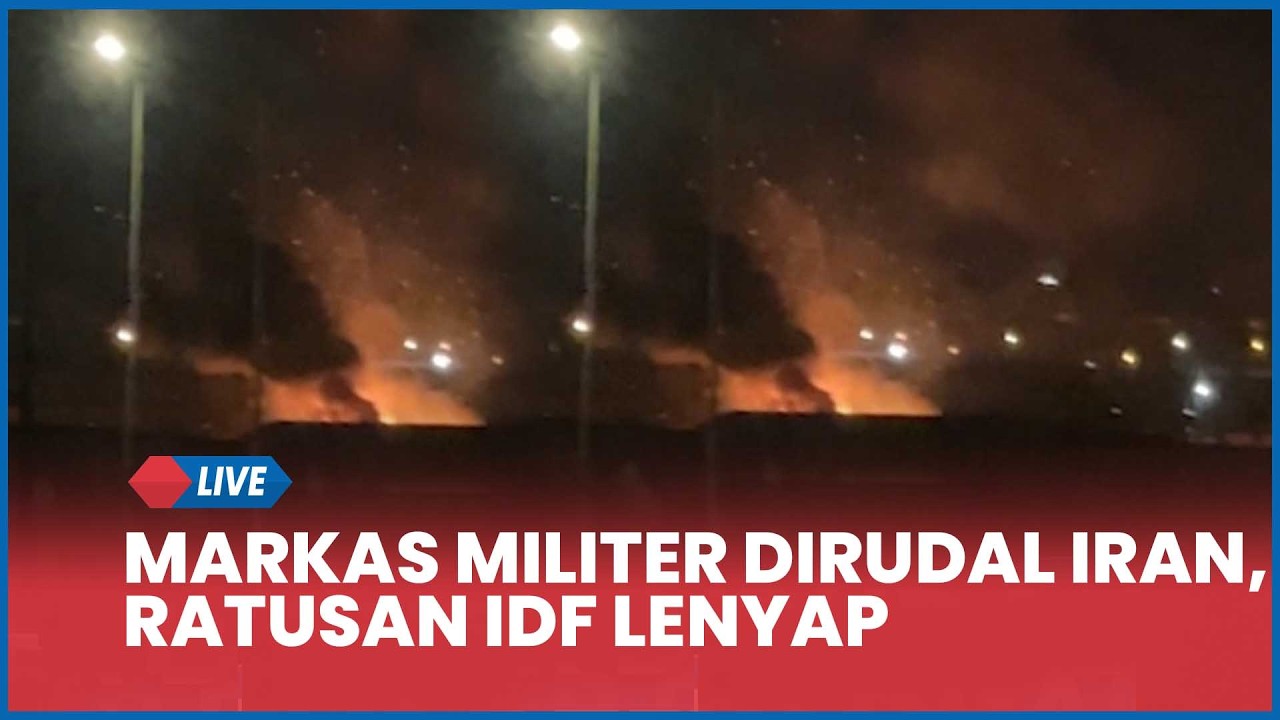 Detik-detik Markas Militer hingga Kemenhan Israel Diledakkan Rudal-Drone Iran, Ratusan Tentara Tewas