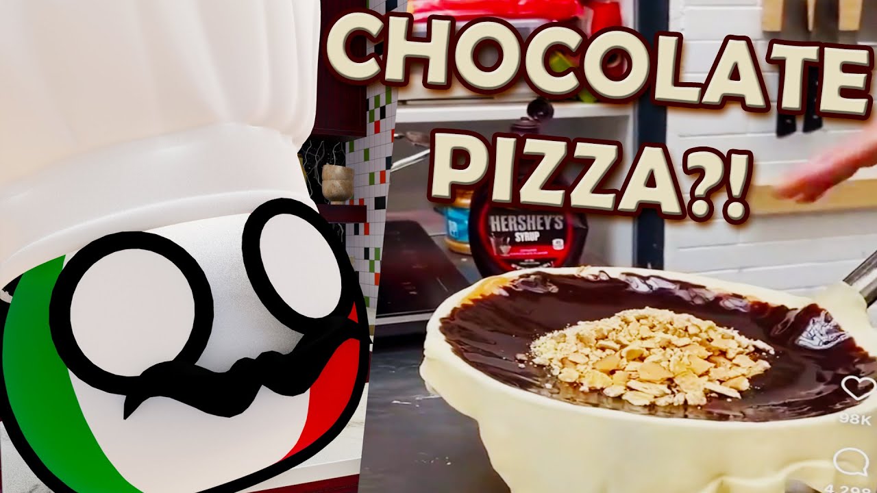 Italy ball Reaction - WORST FOODS PIZZA! [Countryballs]