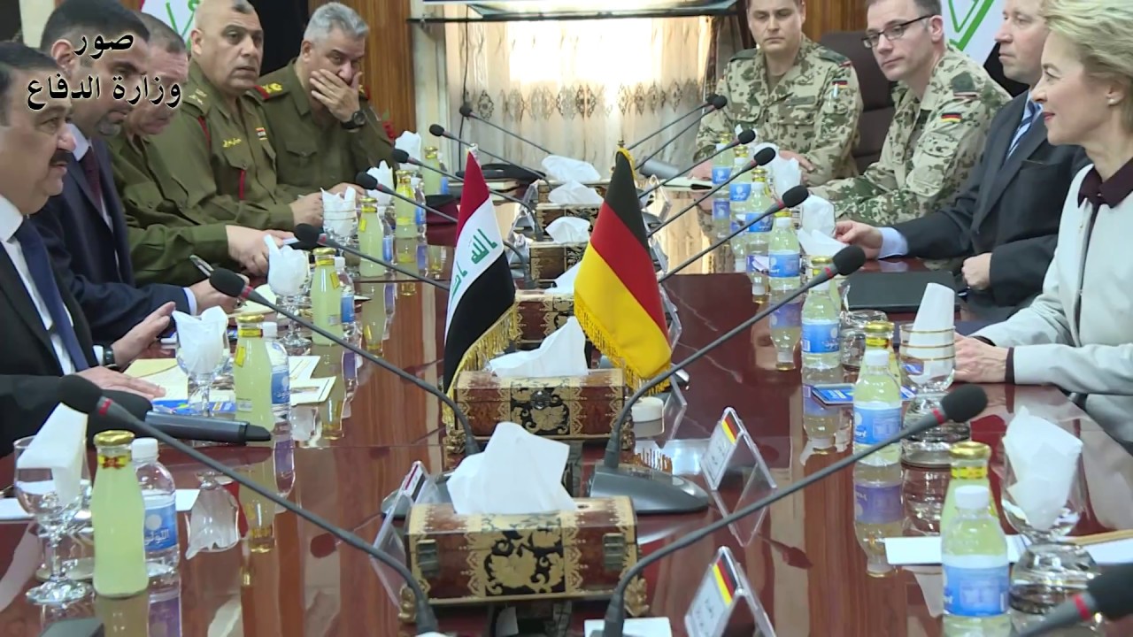 وزير الدفاع يستقبل وزيرة الدفاع الألمانية