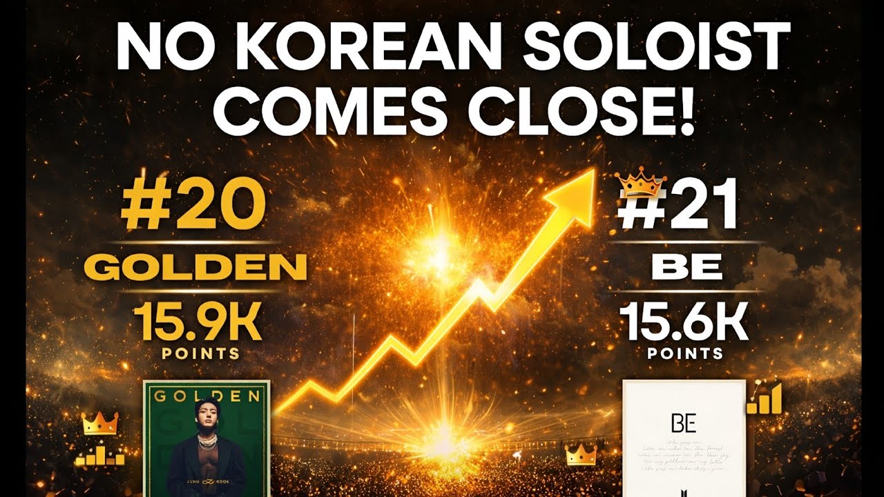WOW🔥 Jungkook Dominates the 2020s! GOLDEN Becomes the Biggest Hit Album by a Korean Soloist.