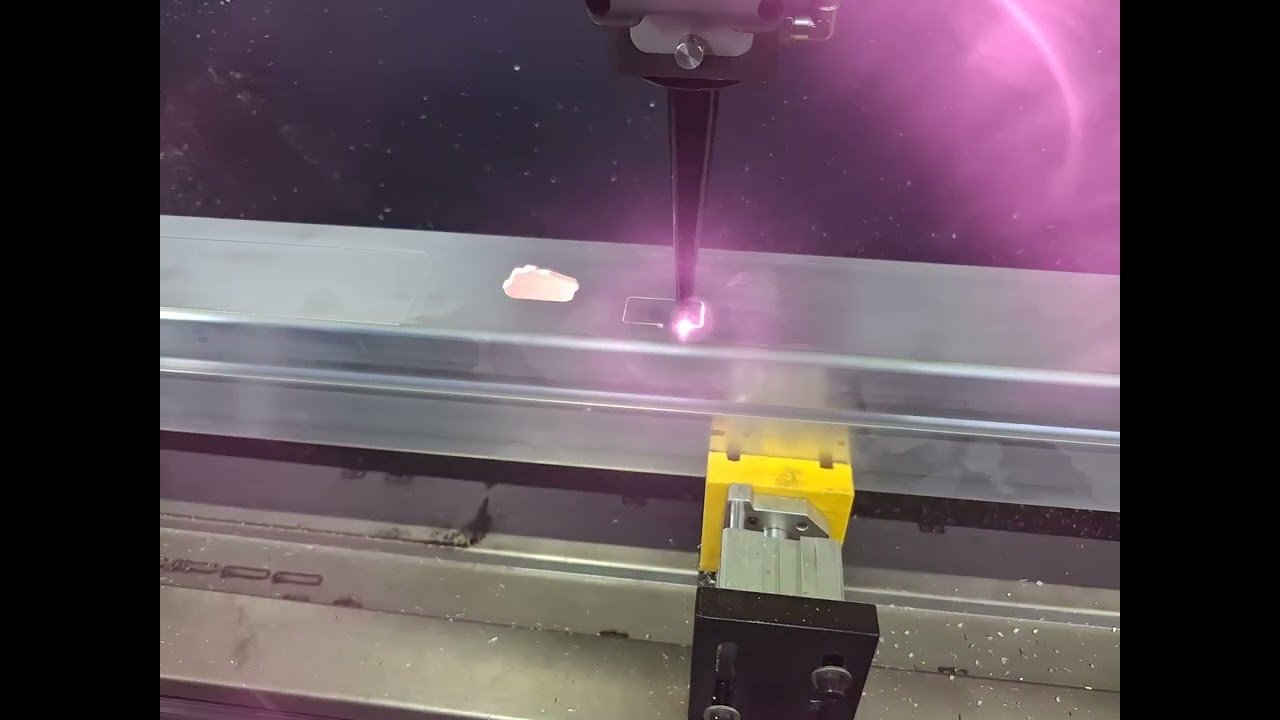 MECANICA MAT4000L ORCA4 LASER CNC.  Heavy industrial Aluminum Profiles machining