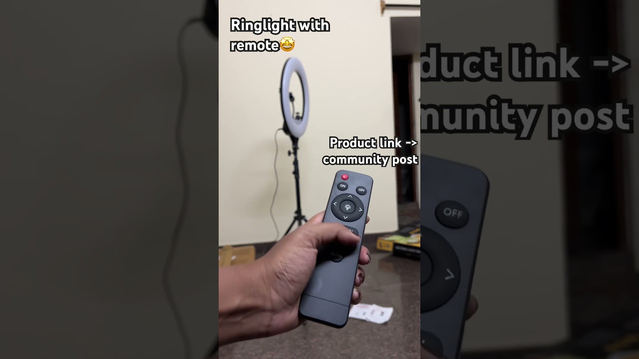 Ringlight with stand and remote review #amazonfinds #ringlight #hacks