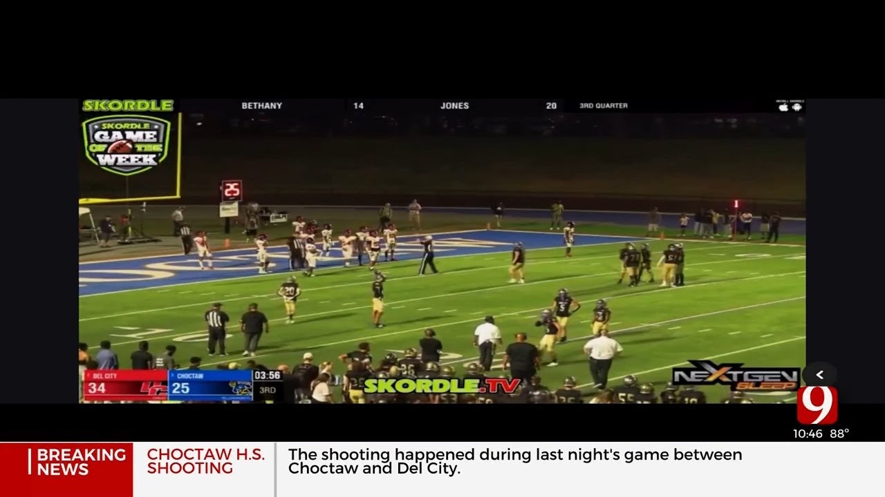 1 Dead After Shooting At Del City-Choctaw Oklahoma High School Football Game