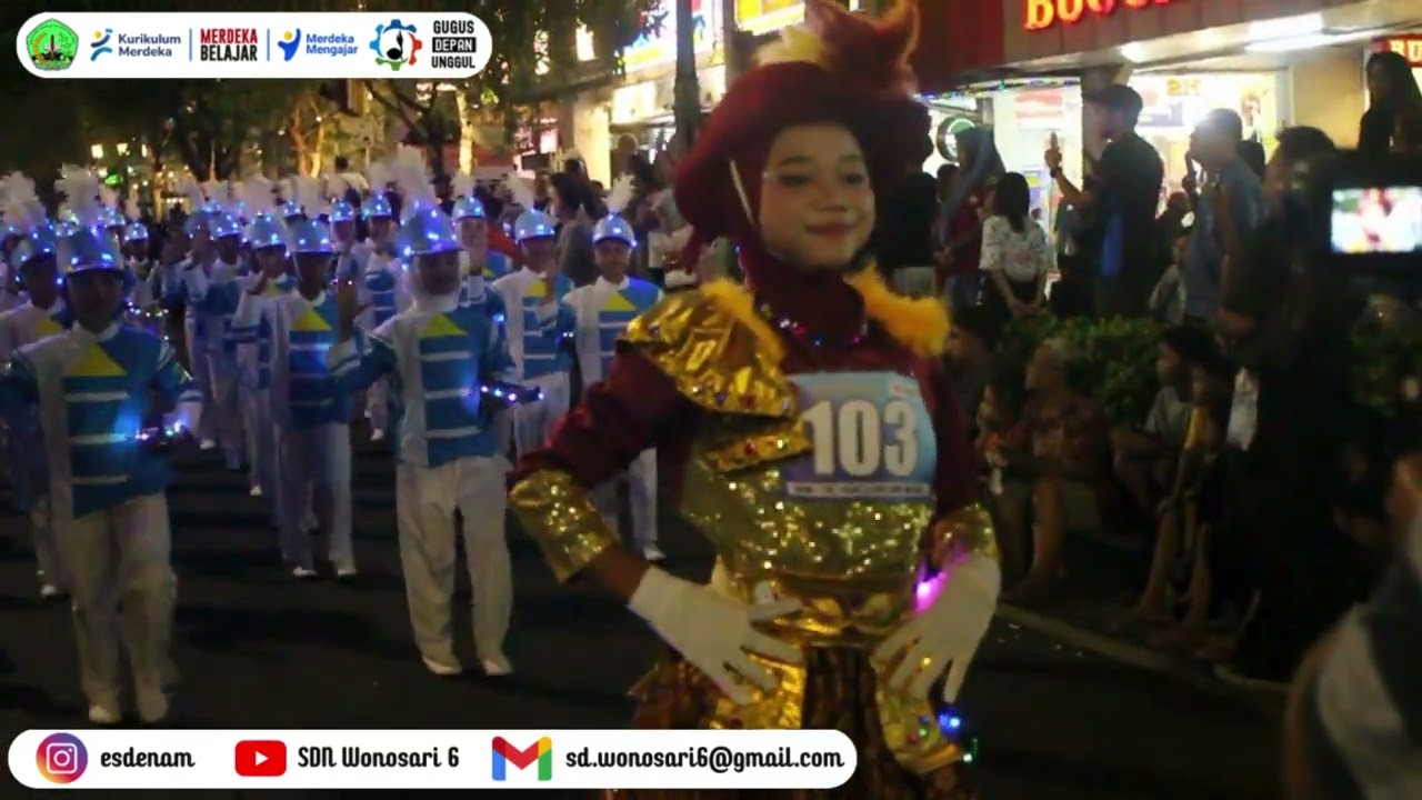 Juara Harapan 1 Lomba Marching Band Piala Raja Hamengku Buwono X Sadsvara Gempita SDN Wonosari VI