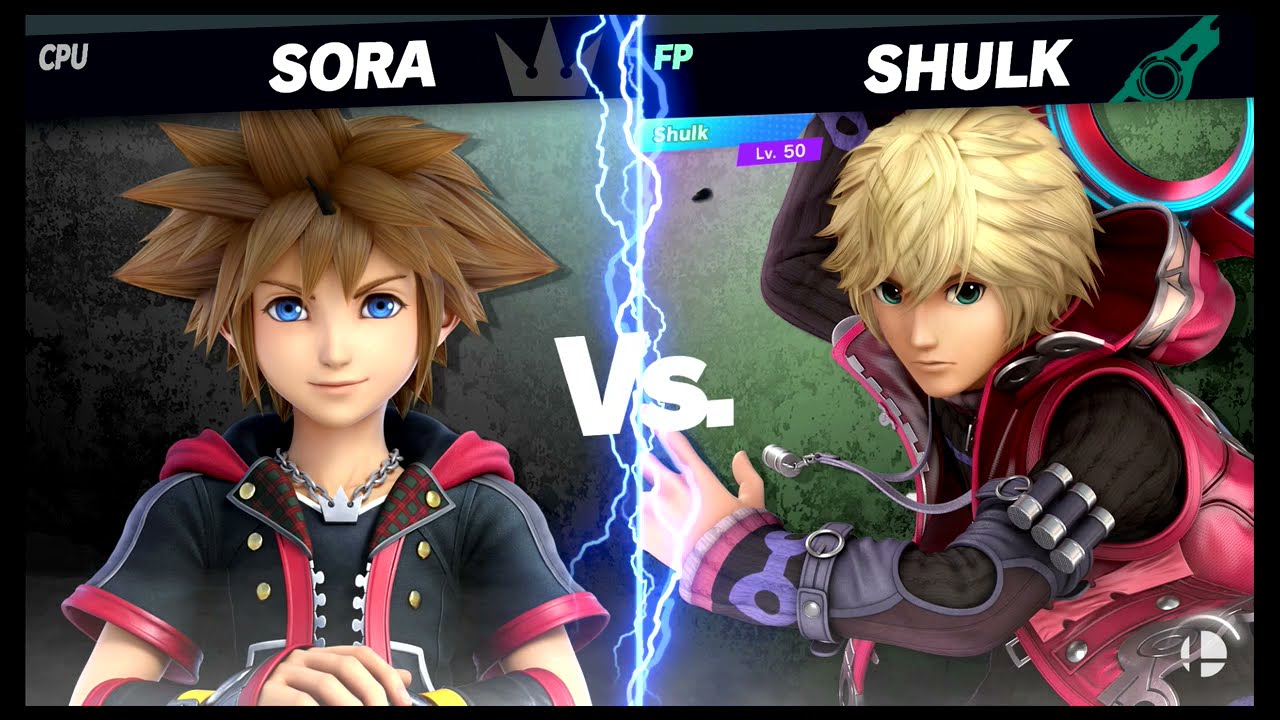 Super Smash Bros Ultimate Amiibo Fights – Sora & Co #279 Sora vs Shulk