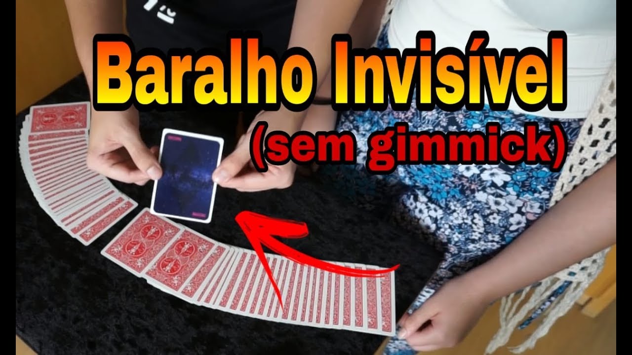 Baralho Invisível (SEM GIMMICK) - TUTORIAL Ep.85