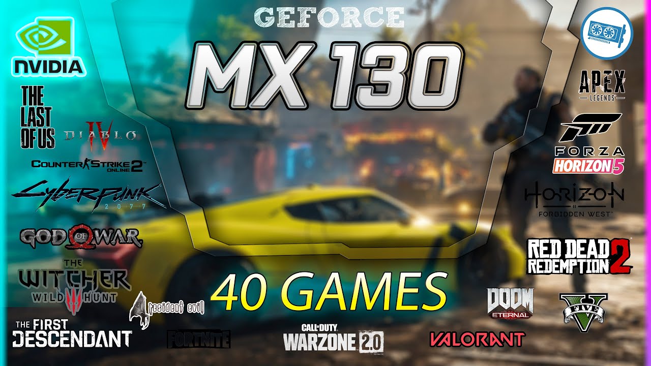 MX130 +  i7-8850H Unleashed: Can It Handle 40 Popular Games? Find Out Now!