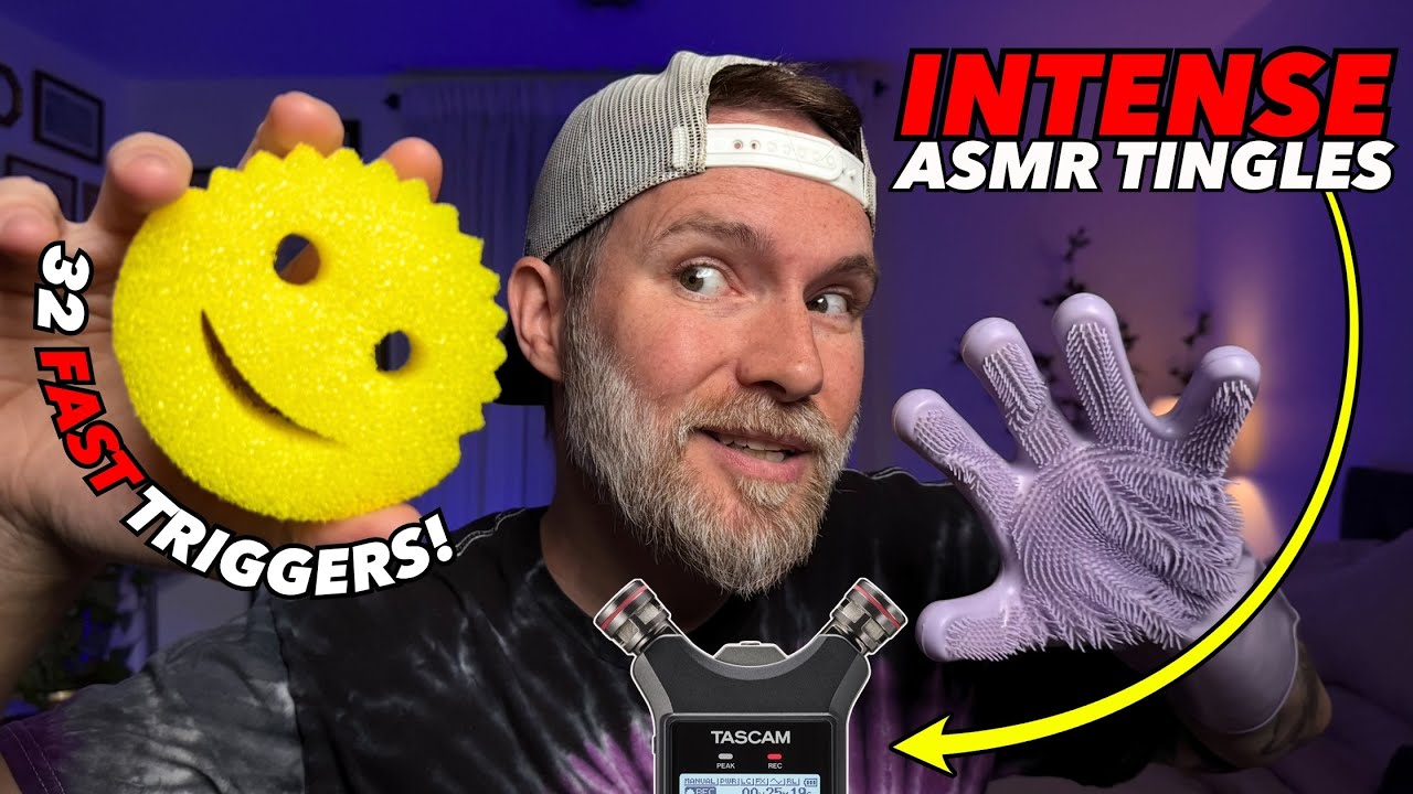 ASMR Fast and Aggressive TASCAM Triggers for Sleep 💤 