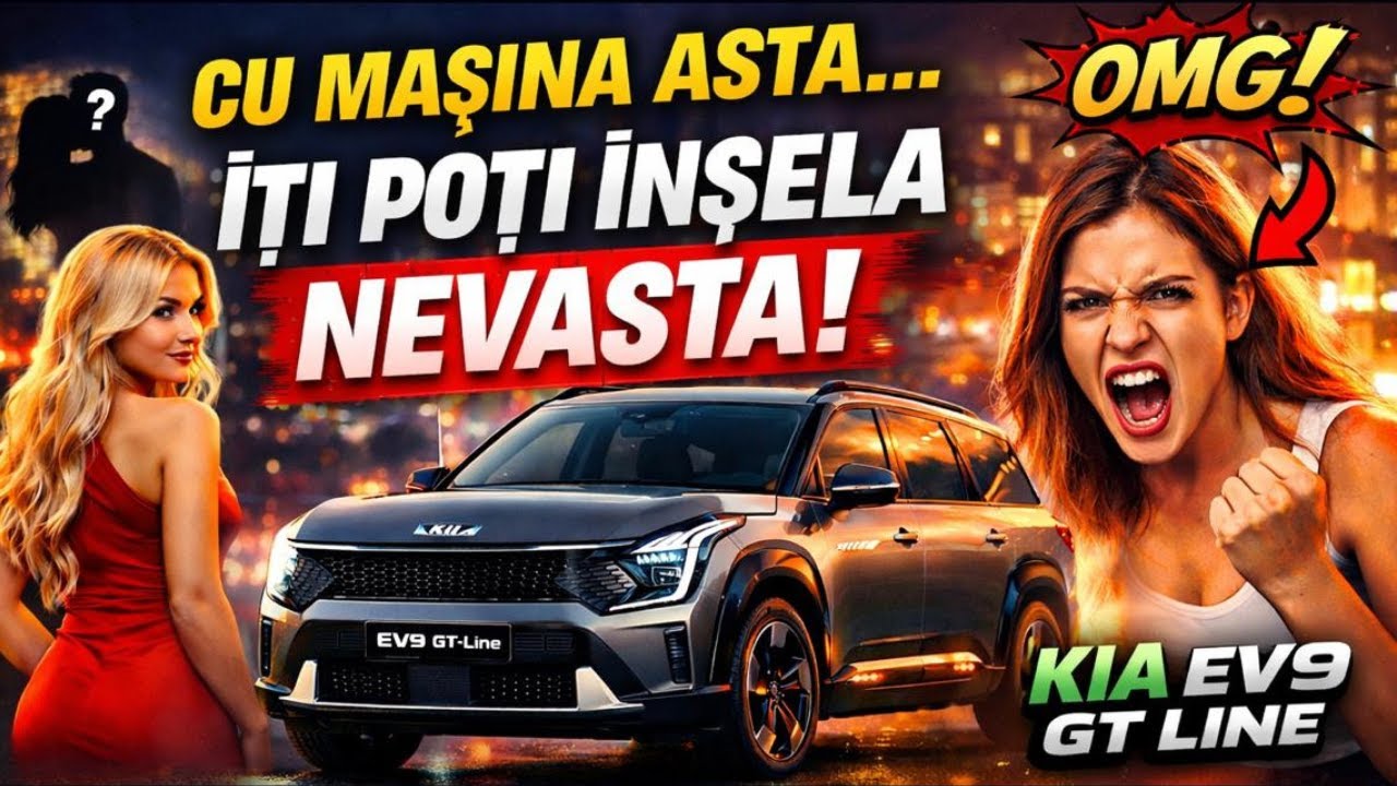 👉 Cu mașina asta îți poți înșela nevasta. | KIA EV9 GT-Line